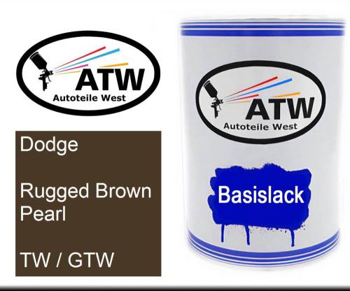 Dodge, Rugged Brown Pearl, TW / GTW: 500ml Lackdose, von ATW Autoteile West.